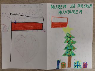 Rysunki sercem malowane. #Murem Za Polskim Mundurem - Radio Zielona Góra 97,1FM